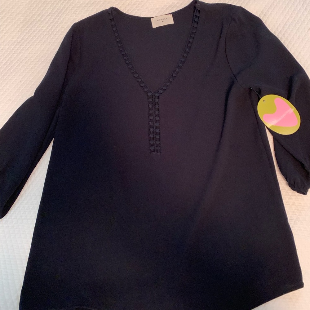 Navy Blouse